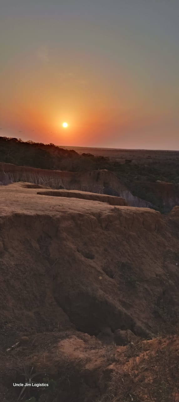 Romantic sunset dining Hells Kitchen Kenya